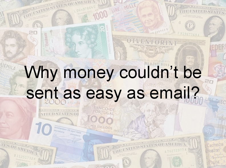 Почему мы не можем отправлять друг другу деньги, например, по email?