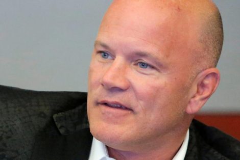 Mike Novogratz, chief executive officer of Galaxy Investment Partners, speaks during the Reuters Global Investment Outlook Summit in New York