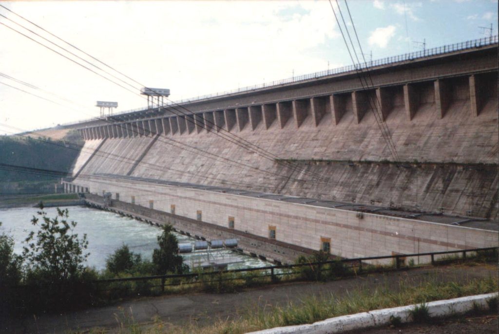 The Bratsk HPP dam these days