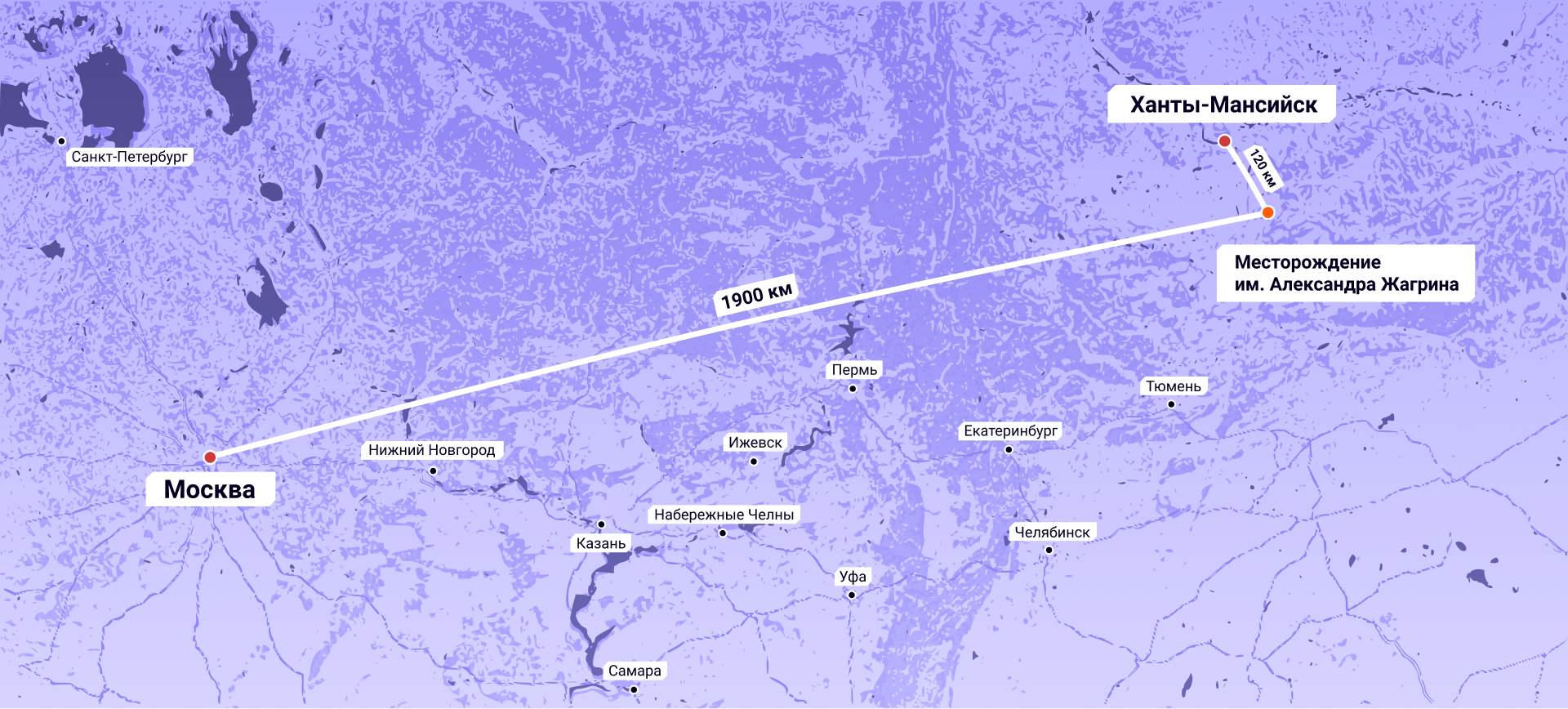 Карта месторождений