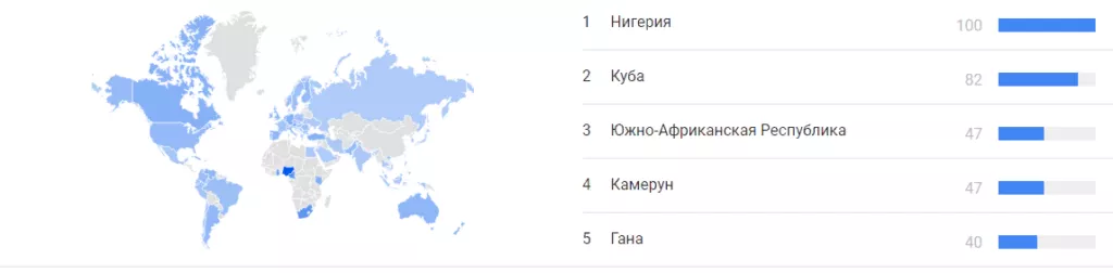 Google Trends: на Кубе вырос интерес к биткоину