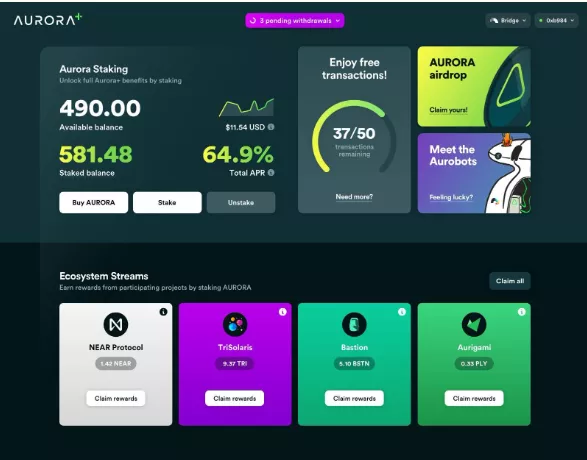 Команда Aurora проведет аирдроп нативного токена и запустит новую платформу