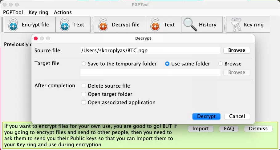 Базы данных, шифры и секреты: гайд по безопасному хранению приватных ключей от Cake Wallet