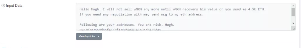 Хакер потребовал от основателя Nexus Mutual выкуп в 4500 ETH