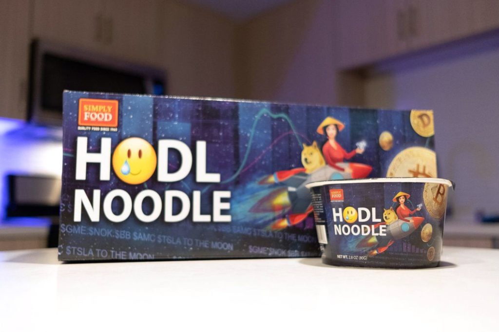 Simply Food выпустил серию лапши «HODL NOODLE»