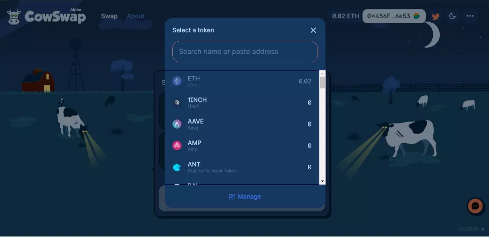 Коровы в темном лесу: обзор децентрализованной биржи CowSwap