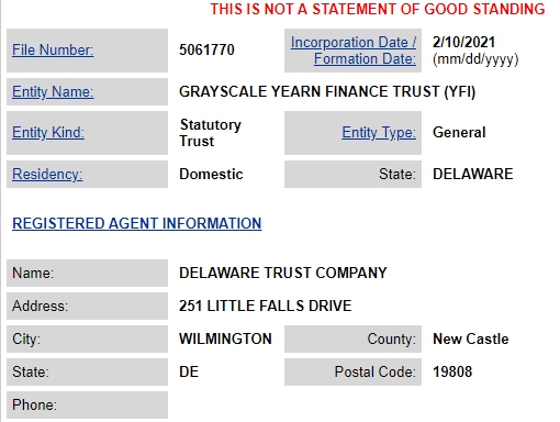 Grayscale зарегистрировала траст для yEarn.Finance. Монета подорожала до $46 000