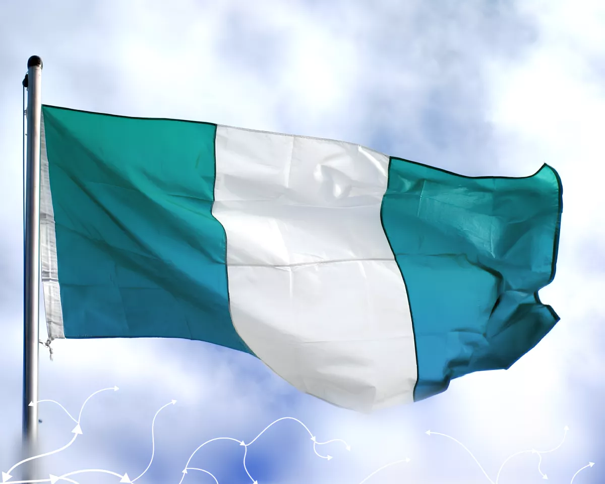 Flag of Nigeria Нигерия криптовалюты