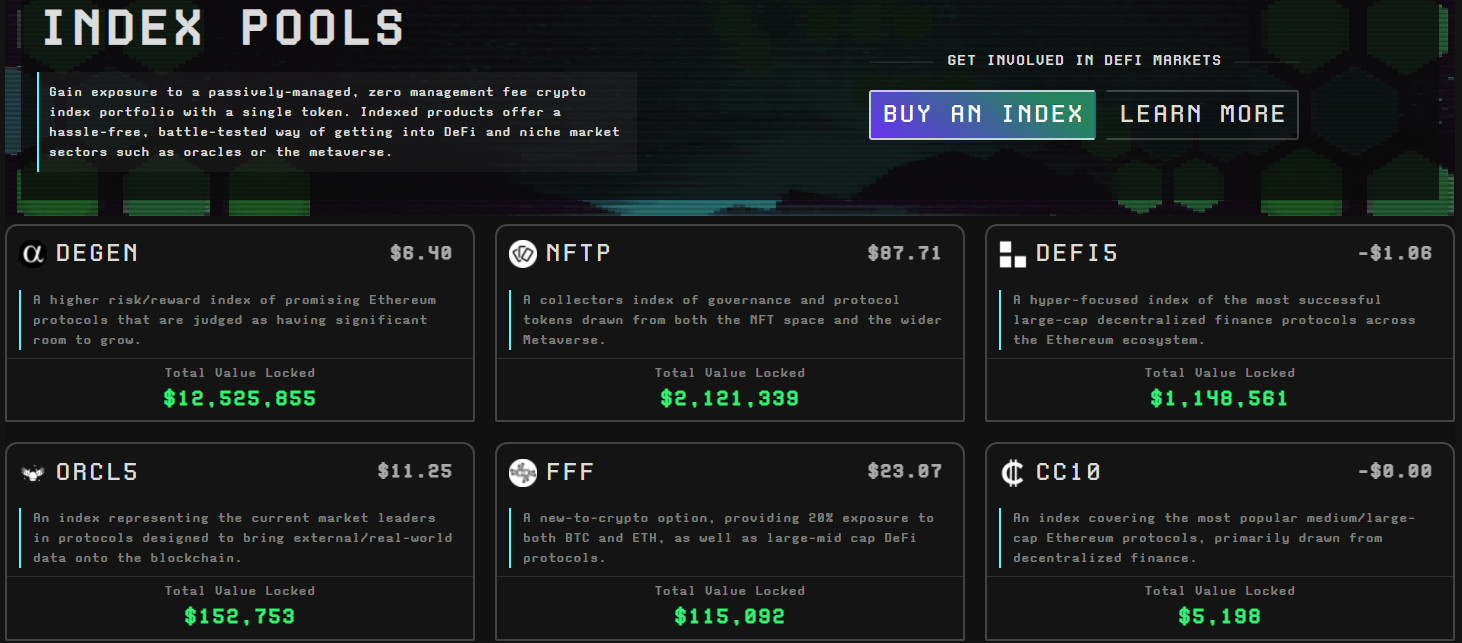 Index finance