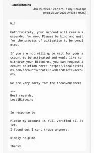 LocalBitcoins заблокировала аккаунты жителей 6 стран из-за требований Еврокомиссии