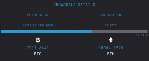 Блокчейн-платформа Qtum собрала 5000 BTC за первые 10 минут ICO