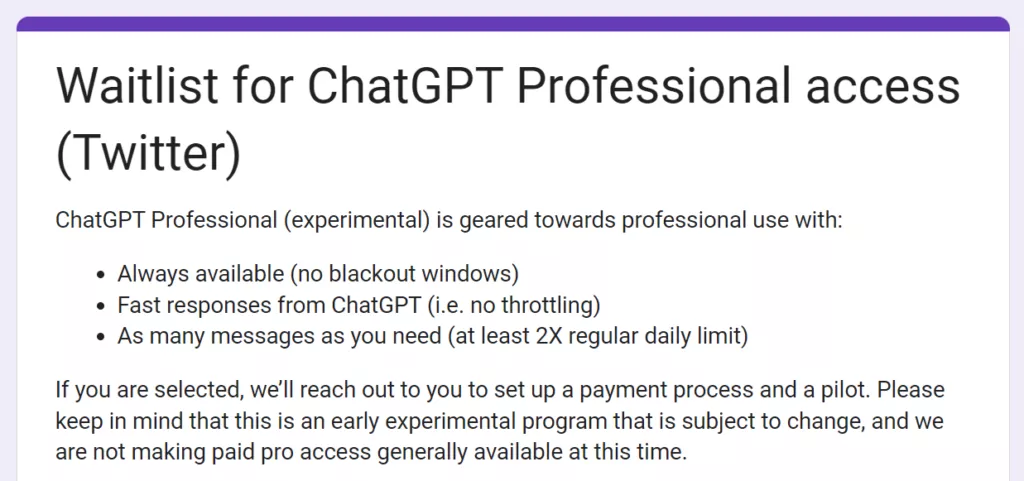 Описание преимуществ OpenAI ChatGPT Professional.