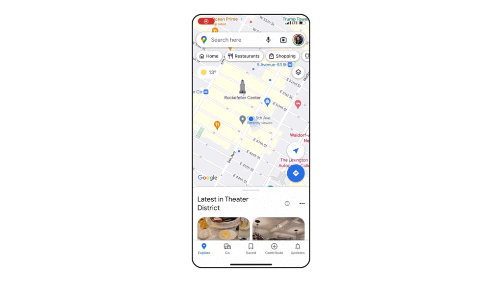 Google выпустила AR-поиск заведений в «Картах»