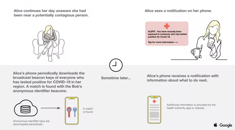 Apple и Google будут отслеживать больных коронавирусом через bluetooth. Это угрожает моей приватности?
