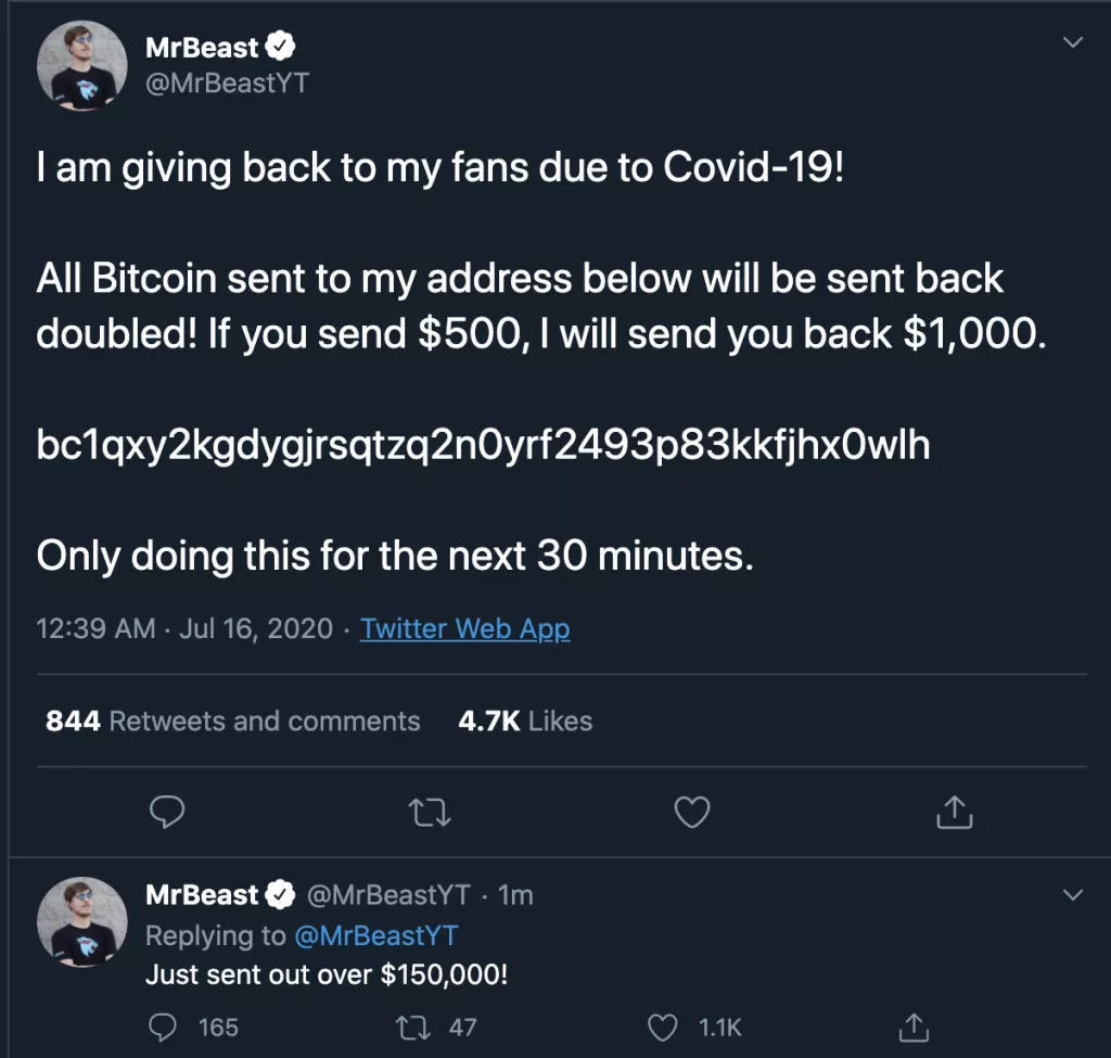 Неизвестные взломали Twitter-аккаунты Чанпэна Чжао, Илона Маска, Джеффа Безоса и Билла Гейтса