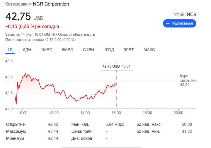 NCR Corporation закрыла сделку по покупке оператора биткоин-банкоматов LibertyX
