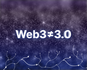 Web3≠3.0