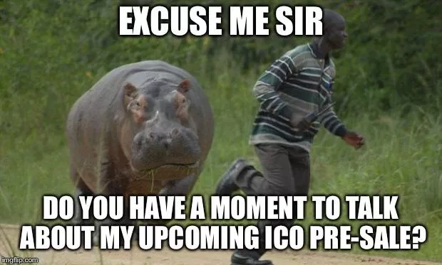 У криптосообщества наступили «эти дни»: прищепки на глаза и ICO у бегемота