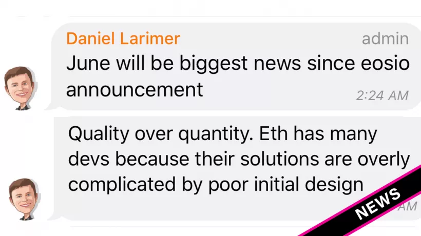 Создатель EOS рассказал, когда ожидать важнейших новостей о развитии проекта