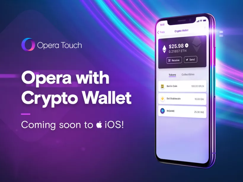 Opera встроит Ethereum-кошелек в браузер для iOS