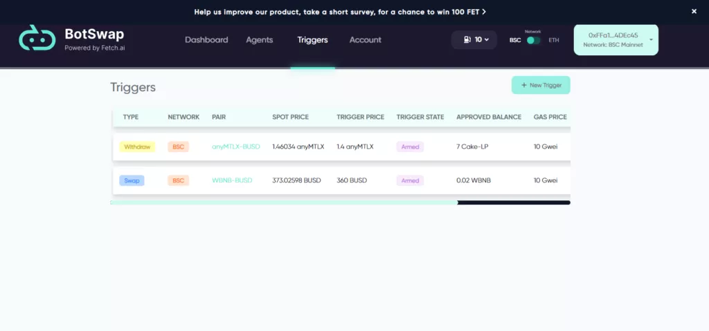 BotSwap: как приложение от Fetch.ai упрощает торговлю на Uniswap и PancakeSwap