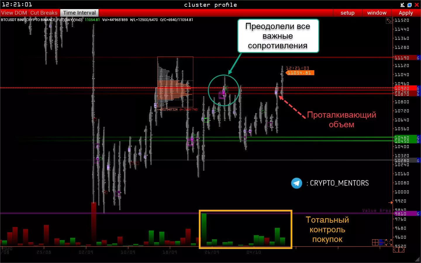 Трейдер назвал важный уровень сопротивления биткоина выше отметки $11 000