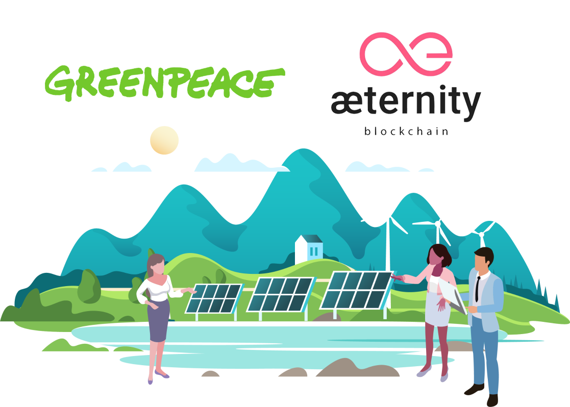 Greenpeace задействует блокчейн aeternity для финансирования электростанций на возобновляемой энергии