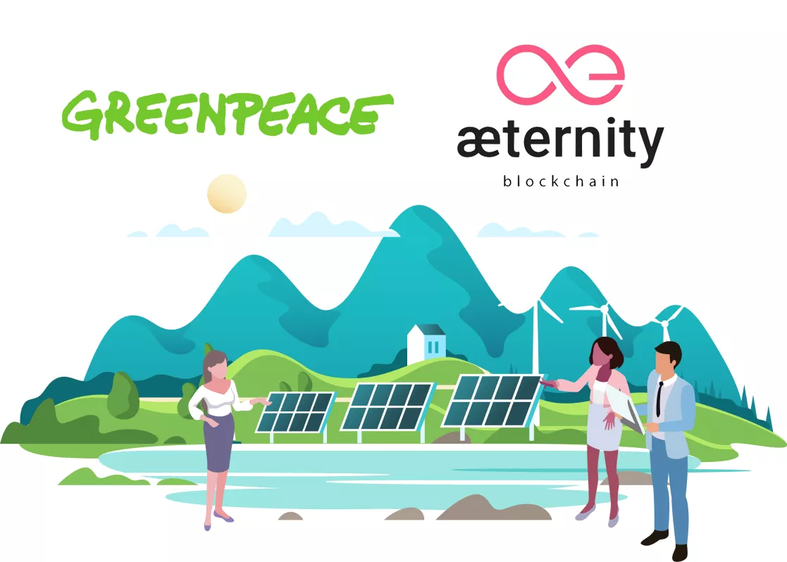 Greenpeace задействует блокчейн aeternity для финансирования электростанций на возобновляемой энергии