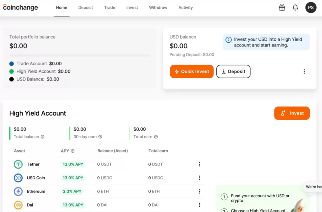 Как выжать максимум пассивного дохода из стейблкоинов: обзор платформы Coinchange  