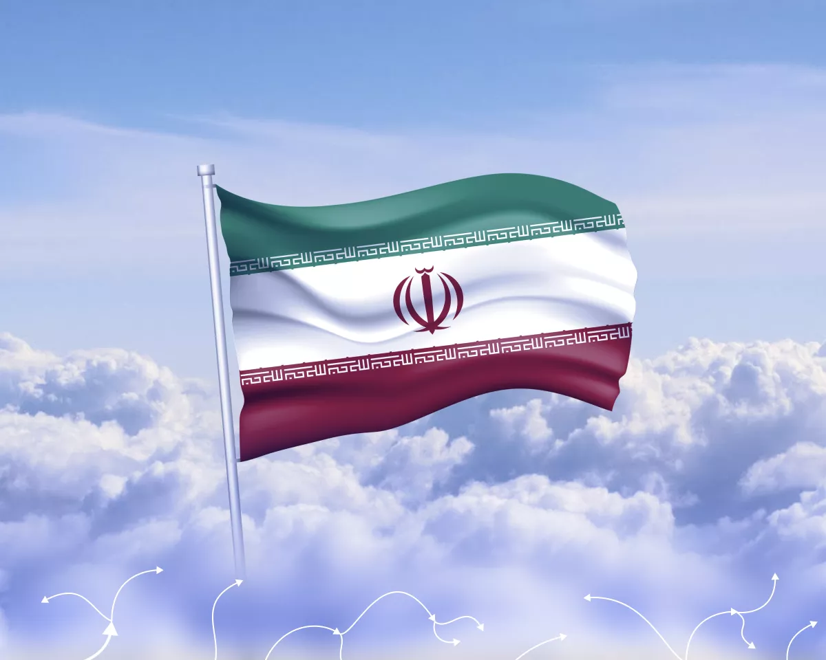 iran flag иран криптовалюты