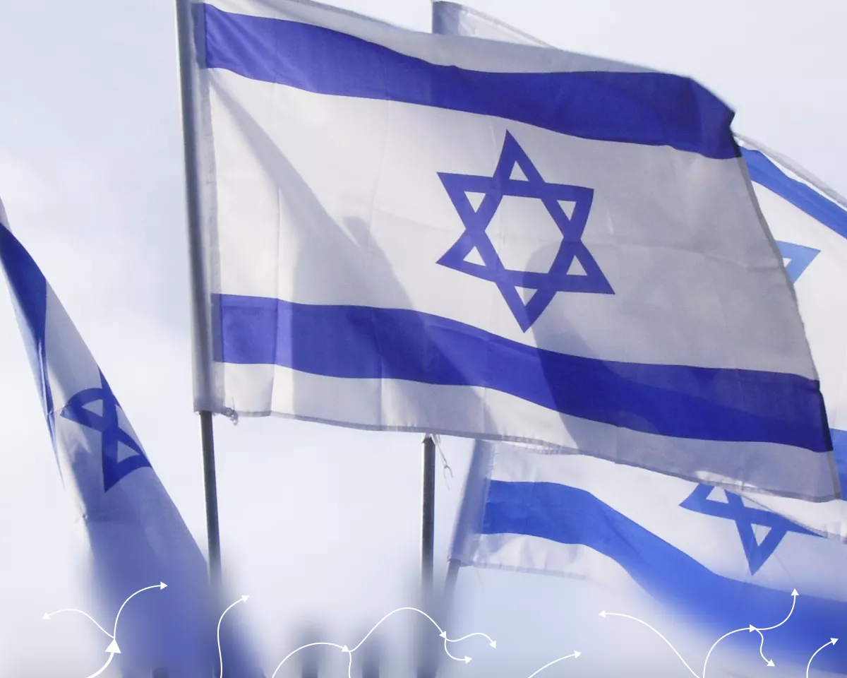 israel flag израиль криптовалюты