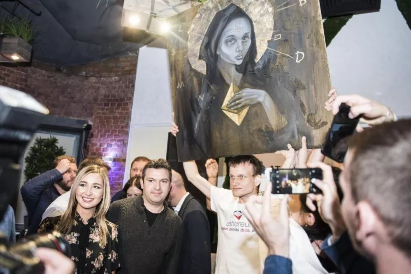 На Coinference в Санкт-Петербурге покажут криптовалютную «Мону Лизу» с автографом Бутерина