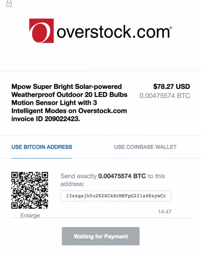 Платформа Overstock исправила баг, принимающий оплату в BCH вместо BTC