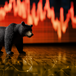 падение рынка медведь медвежий рынок bear red price drop chart 2025