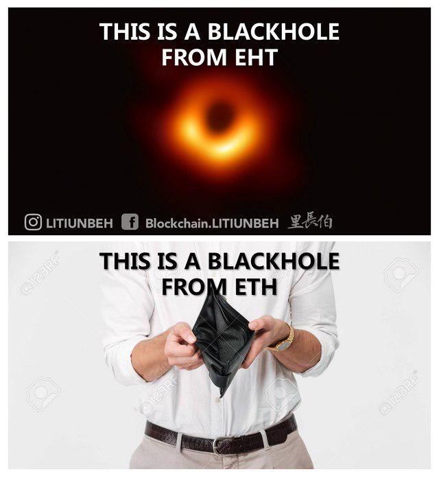 На первой фотографии черной дыры виден биткоин: обзор мемов прошедшей недели