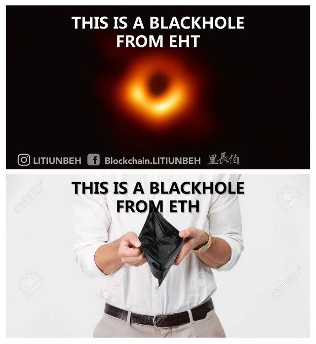 На первой фотографии черной дыры виден биткоин: обзор мемов прошедшей недели