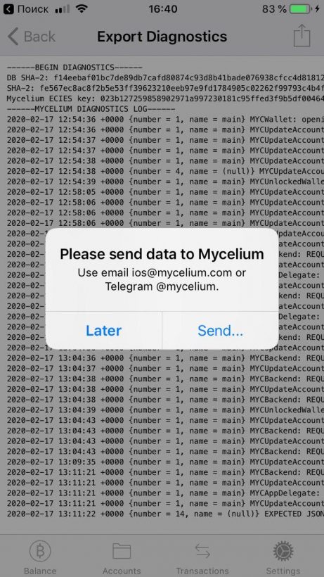Mycelium советует отказаться от iOS-кошелька: баги в нем косвенно привели к краже $3300 в биткоинах