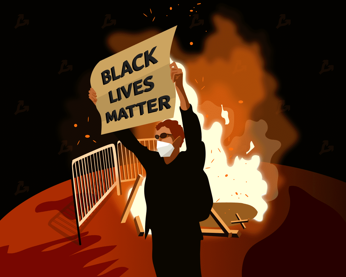 Автор «Биткоин и черная Америка» призвал протестующих покупать биткоин