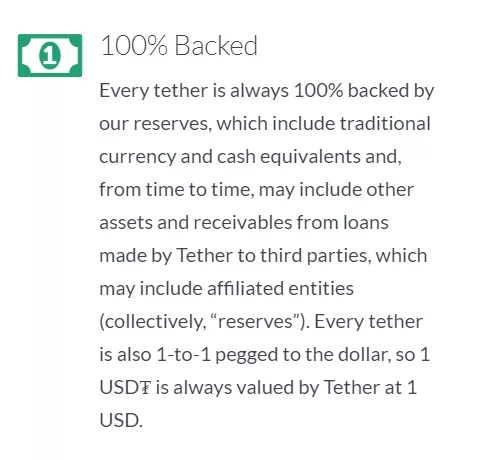 Tether незаметно обновил политику обеспечения токенов USDT, включив «эквиваленты наличных денег»